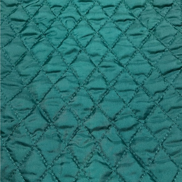 Vintage Sister Be Cool Quilted Vest Green Girls 8 Full Zip 90’s Top - Picture 6 of 9